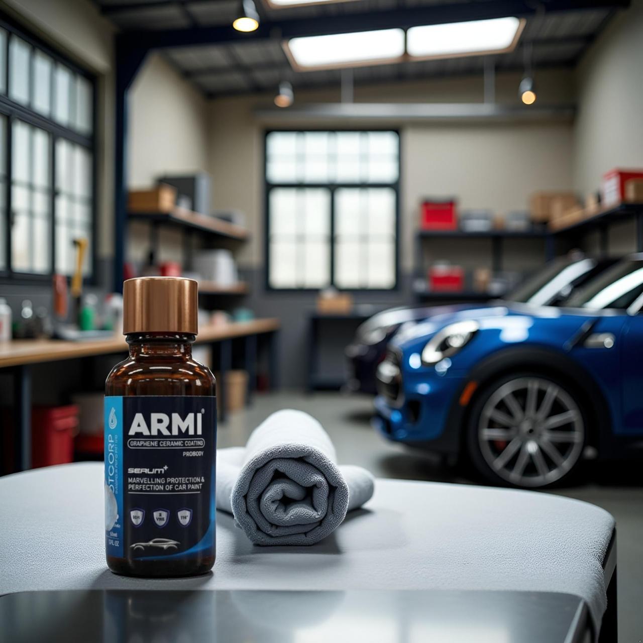 ARMI® Graphene Ceramic Nano Coating – 30 ml (DIY Kit) 10H Hardness | Extreme Gloss | Hydrophobic Finish | UV + Scratch Guard | Easy DIY - Image 7