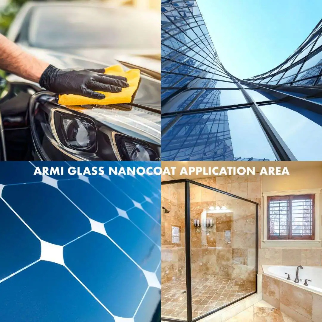 Hydrophobic Glass Nanocoat | Advanced Nano Coating Spray for Clear, Glossy Glass 100ML Spray | Arminano - Image 3