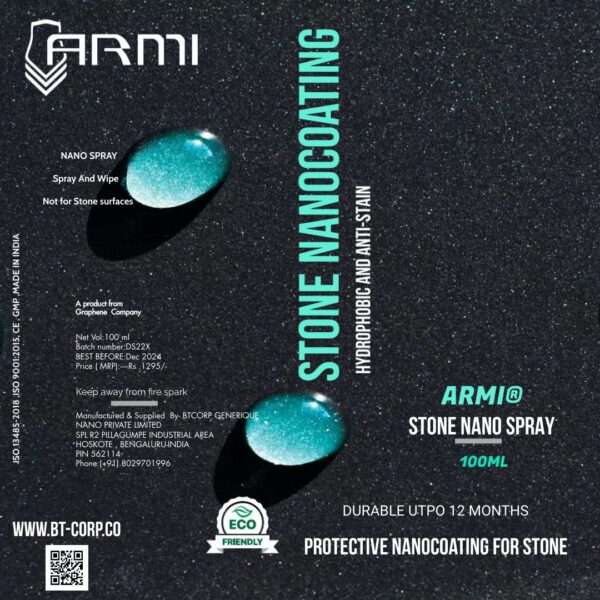 Stone Nanocoating (Protective Transparent Hydrophobic Spray) 100ML - Image 4
