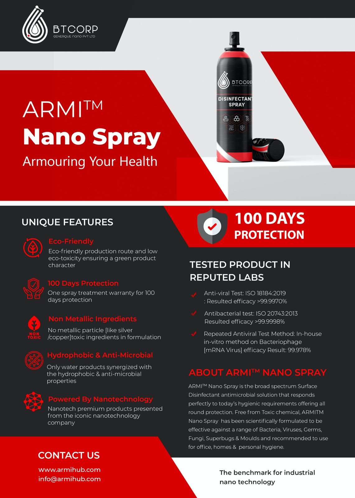 ARMI® Nano Spray – 100 Days Germ-Free Surface Protection - Image 6