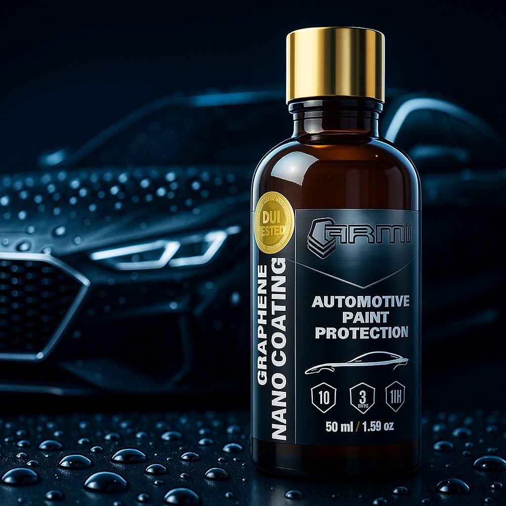 ARMI® Graphene Ceramic Nano Coating – 50 ml (DIY Kit) 10H Hardness | Extreme Gloss | Hydrophobic Finish | UV + Scratch Protection | For Painted Surfaces Only - Image 7