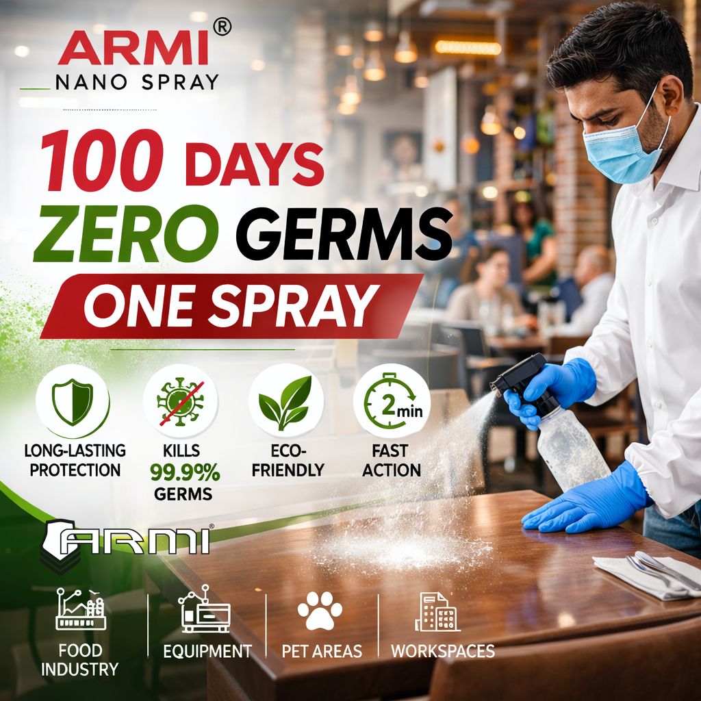 ARMI® Nano Spray – Retentive Multi-Surface Antimicrobial Protection :100ml spray - Image 5