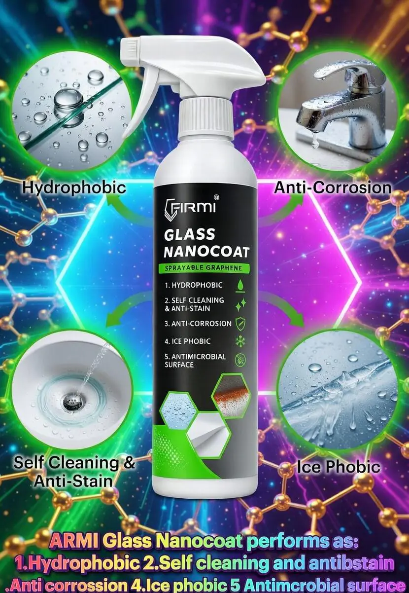 Hydrophobic Glass Nanocoat-500ML Spray - Image 5