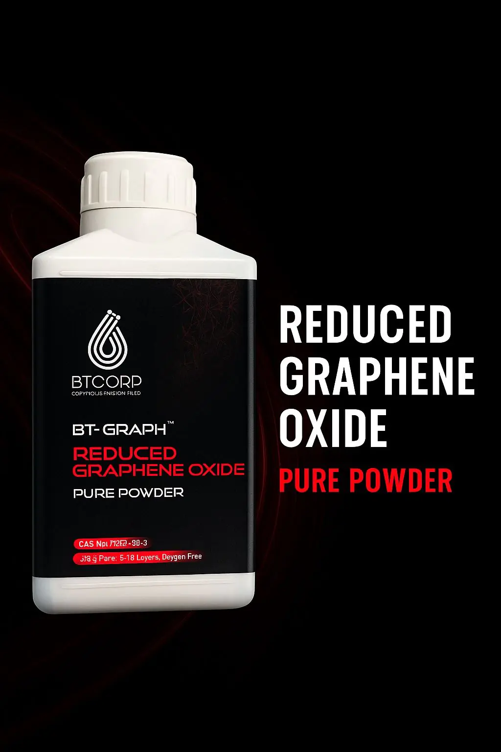 REDUCED GRAPHENE OXIDE (rGO)PURE POWDER(75000/Kg)