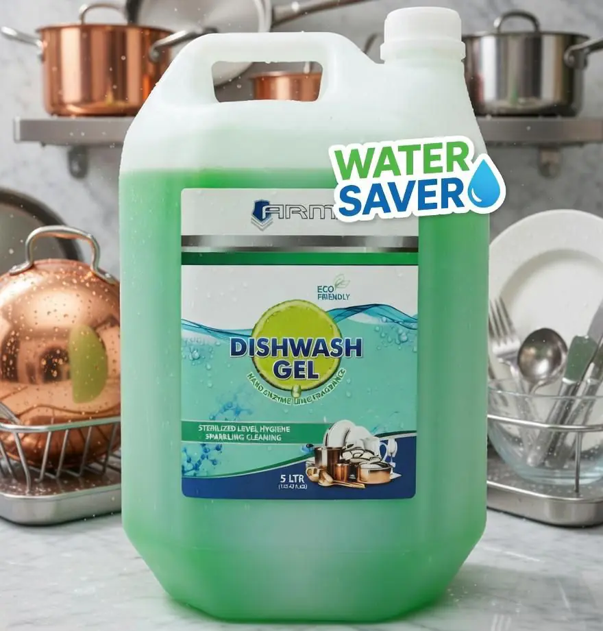 ARMI® Eco Dishwasher Gel – Deep Degreasing | Low Foam | Hygienic Shine | 5 L - Image 5