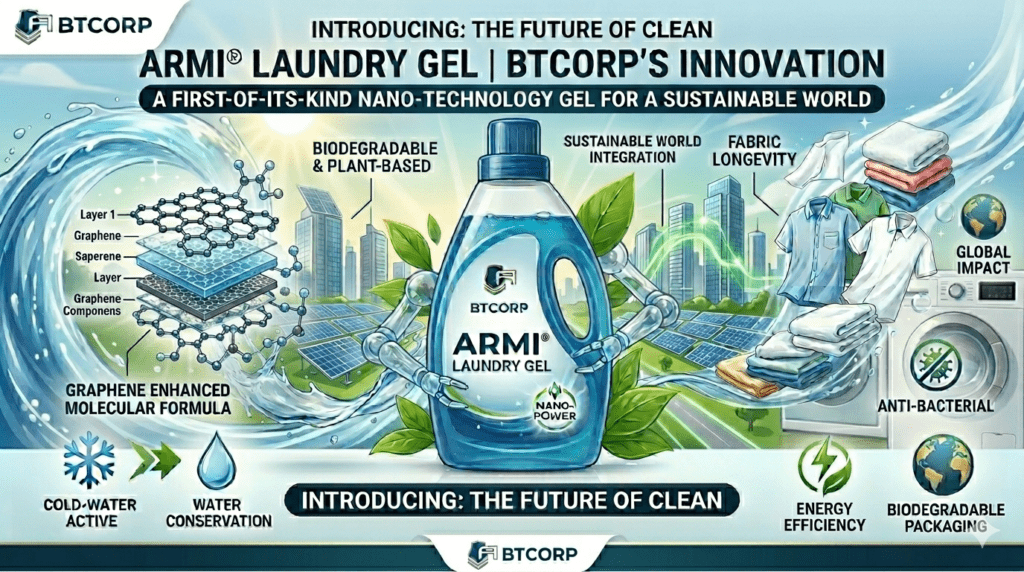 ARMI Laundry Gel eco-friendly nanotechnology detergent by BTCORP