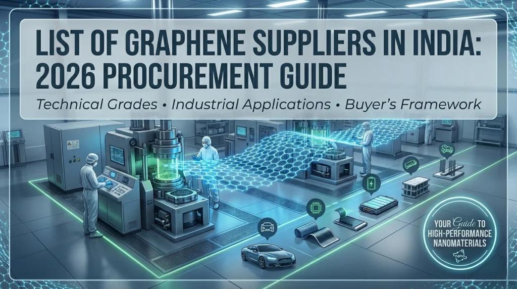 Industrial manufacturing facility showing high-tech graphene production and applications for industrial procurement in 2026.