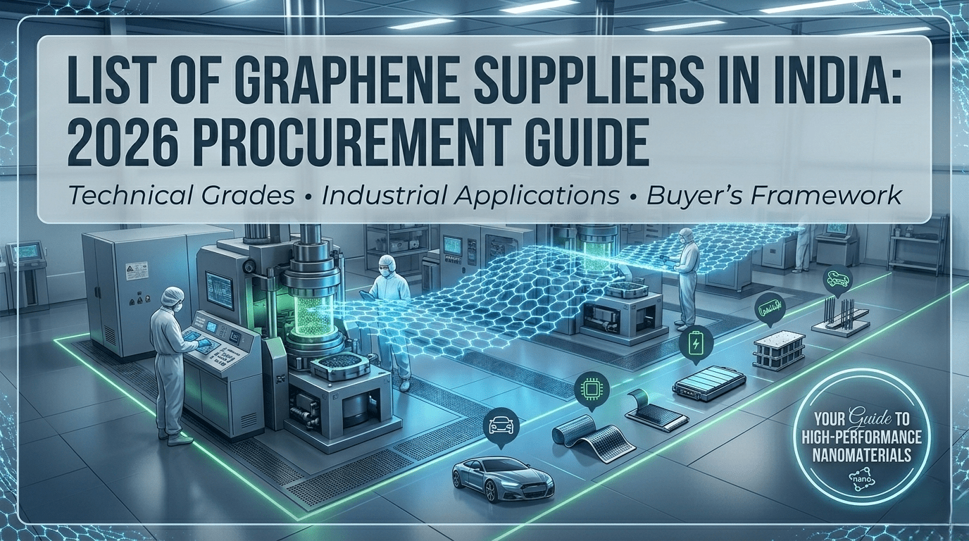 Industrial manufacturing facility showing high-tech graphene production and applications for industrial procurement in 2026.