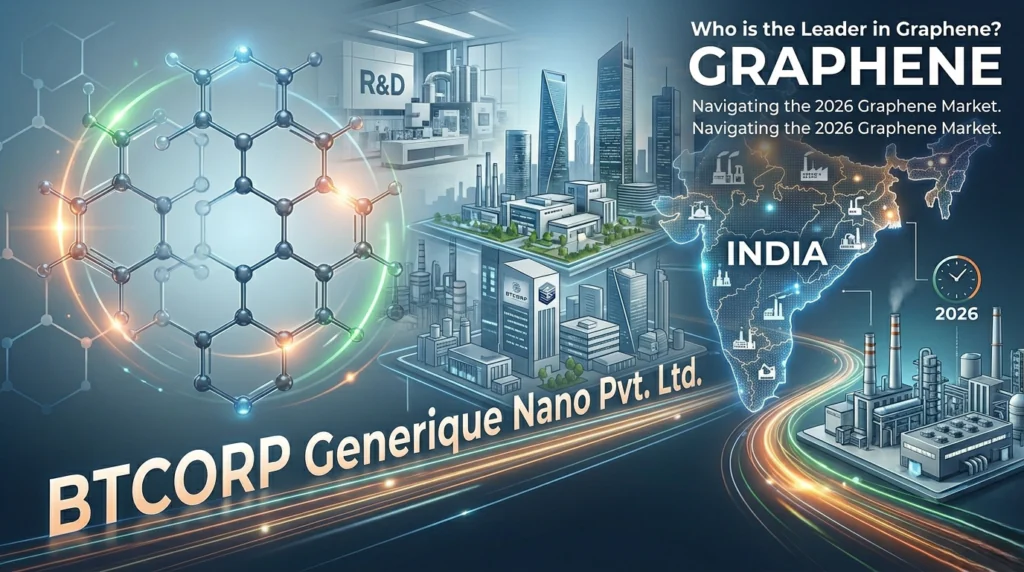 Who is the Leader in Graphene? BTCORP Generique Nano Pvt. Ltd. leading India’s graphene market with bulk manufacturing and advanced R&D for 2026 industrial solutions.