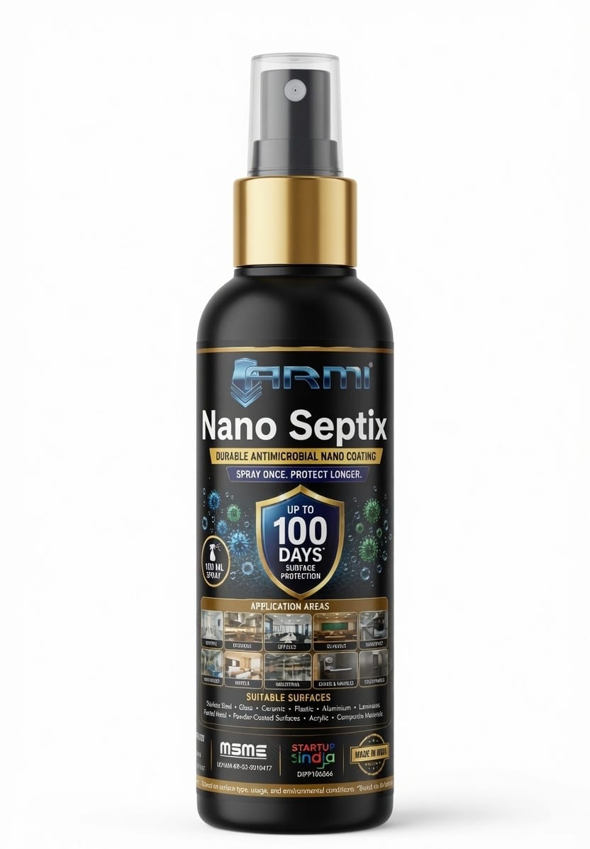 ARMI®️ Nano Septix – Graphene-Enhanced Durable Antimicrobial Nano Coating Spray (100ml) - Image 4