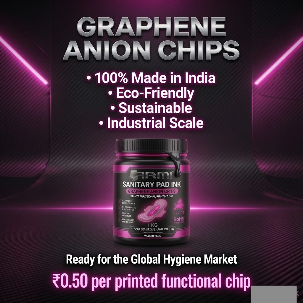 ARMI® Graphene Anion Chips for Sanitary Pad Ink | Premium Quality - Image 8