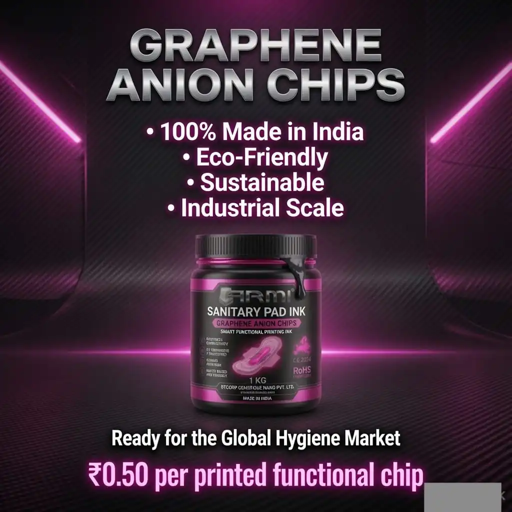 ARMI® Graphene Anion Chips for Sanitary Pad Ink | Premium Quality - Image 8
