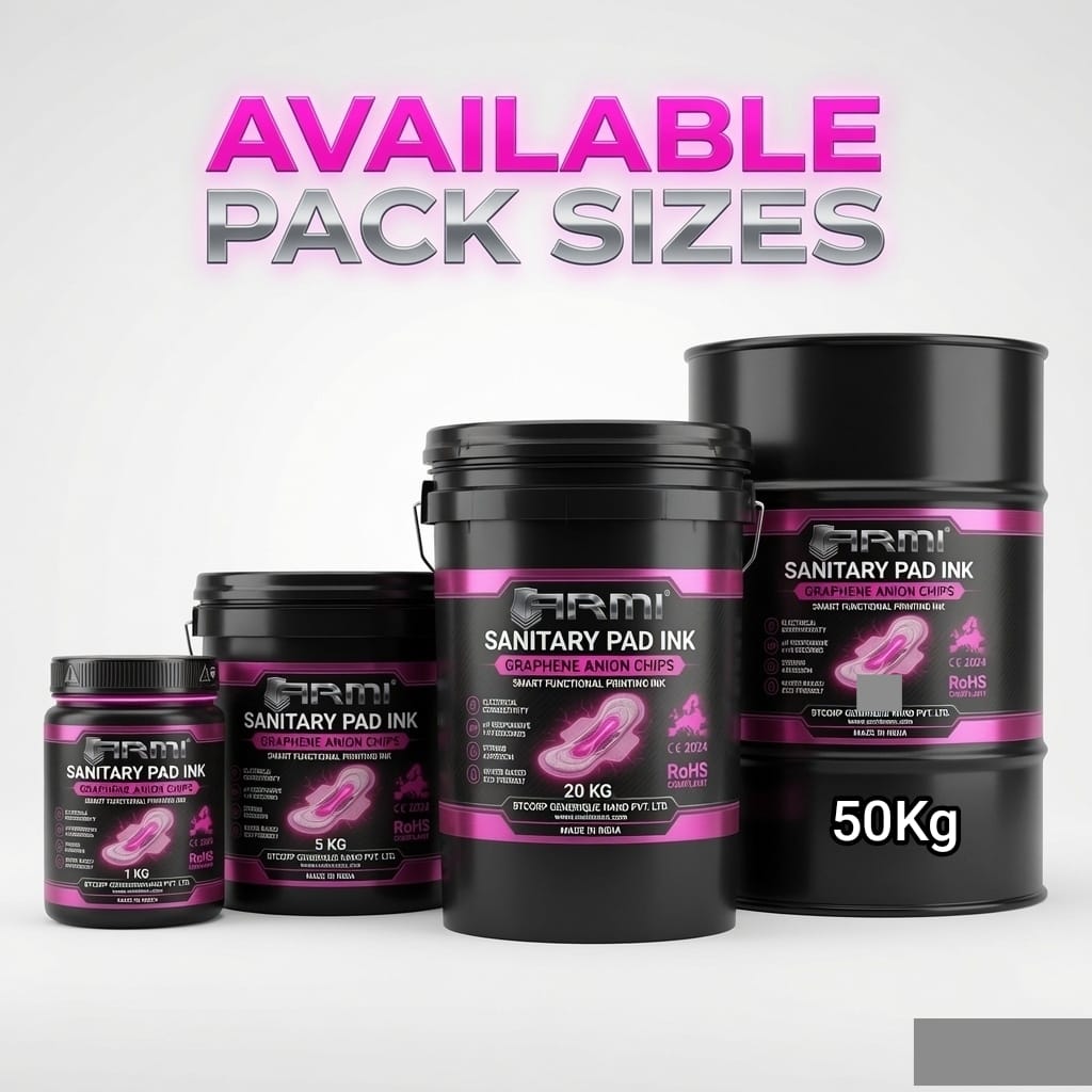 ARMI® Graphene Anion Chips for Sanitary Pad Ink | Premium Quality - Image 12