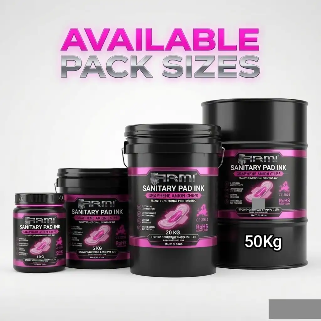 ARMI® Graphene Anion Chips for Sanitary Pad Ink | Premium Quality - Image 12