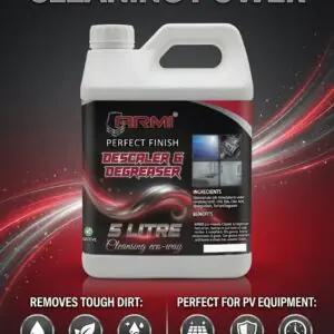 ARMI® Descaler & Degreaser – Solar Panel Cleaner (5 L): Perfect Finish