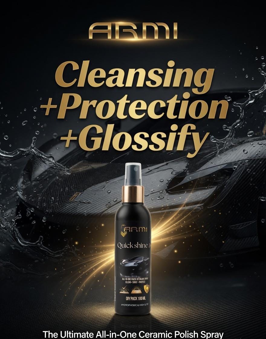 ARMI® QUICK SHINER – Premium Ceramic Nanocoating Spray (100 ml) - Image 7