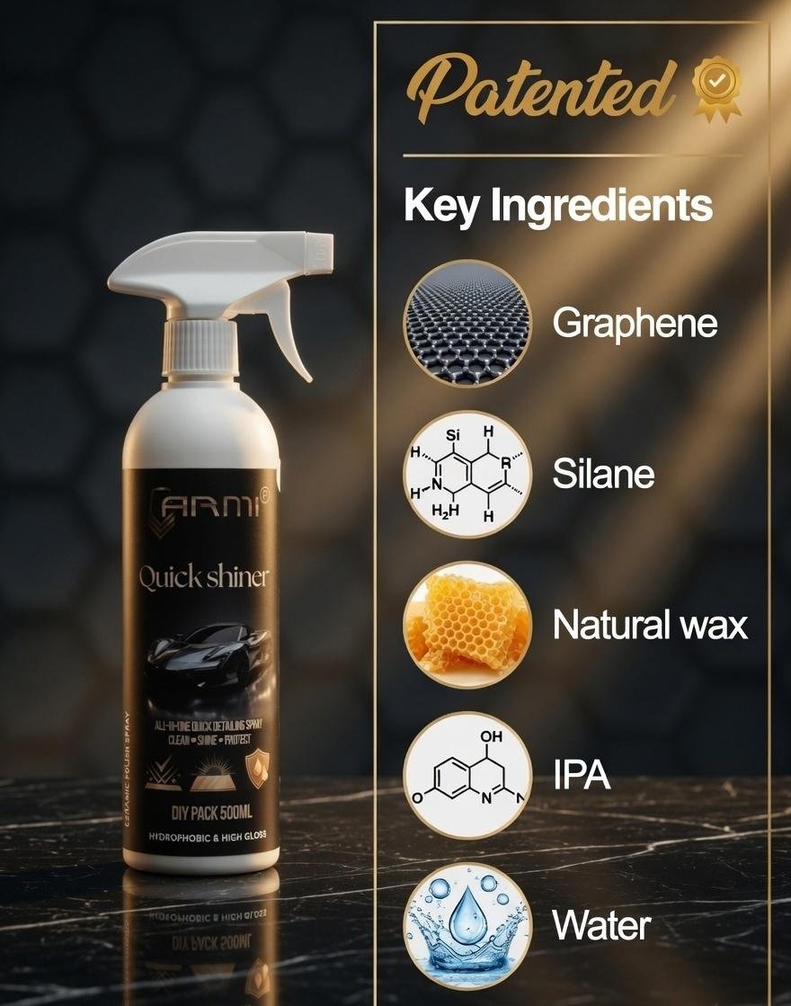 ARMI Quick Shiner Spray Polish Showcase