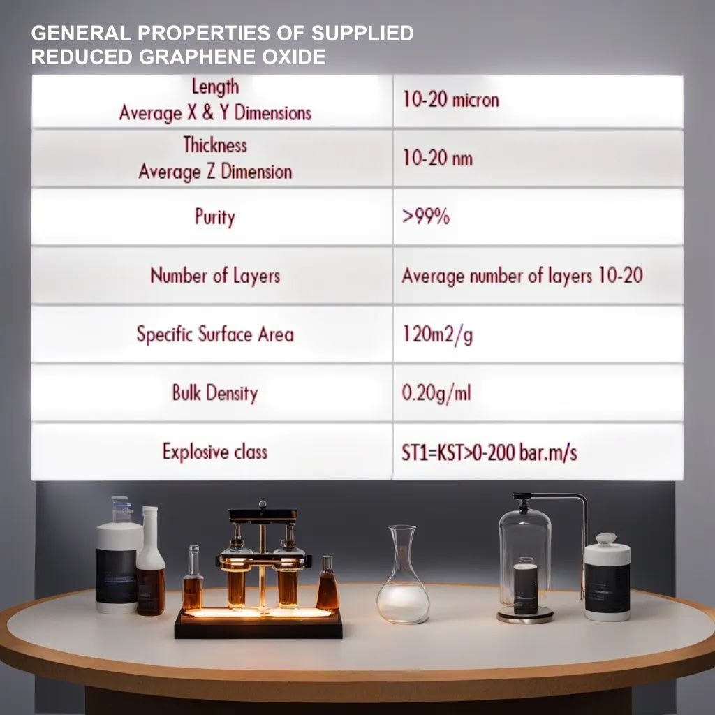General Properties of Supplied Reduced Graphene Oxide